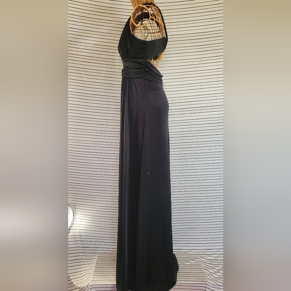 EXPRESS BLACK GOWN MAXI DRESS - Picture 5 of 9